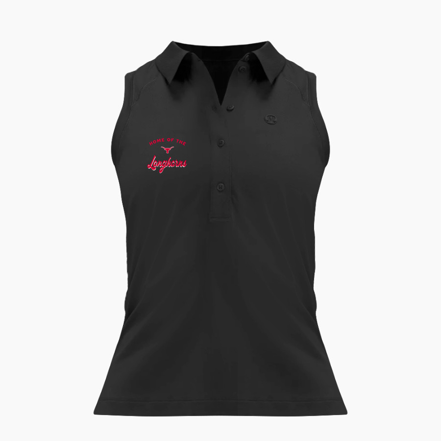 DOVER HIGH SCHOOL LONGHORNS lululemon Women's Quick Dry Sleeveless Polo