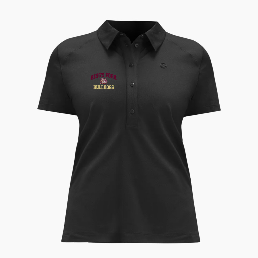 KING'S FORK HIGH SCHOOL BULLDOGS <span class="pdp-name-mascot">KINGS FORK BULLDOGS</span> lululemon Women's Quick Dry Short Sleeve Polo