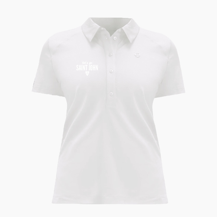 SAINT JOHN HERALDS <span class="pdp-name-mascot">SAINT JOHN HERALDS</span> lululemon Women's Quick Dry Short Sleeve Polo