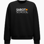 Sabot School Sabot School <span class="pdp-name-mascot">STONY POINT SCHOOL</span> lululemon Women's Steady State Oversized Crew Front Thumbnail