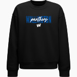 WALLINGTON HIGH SCHOOL PANTHERS <span class="pdp-name-mascot">WALLINGTON PANTHERS</span> lululemon Women's Steady State Oversized Crew Front Thumbnail