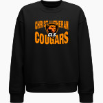 CHRIST LUTHERAN Cougars <span class="pdp-name-mascot">CHRIST LUTHERAN DAY SCHOOL Cougars</span> lululemon Women's Steady State Oversized Crew Front Thumbnail