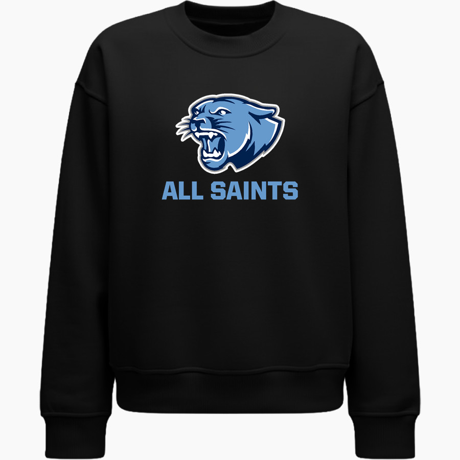 ALL SAINTS CATHOLIC HIGH SCHOOL COUGARS <span class="pdp-name-mascot">ALL SAINTS COUGARS</span> lululemon Women's Steady State Oversized Crew