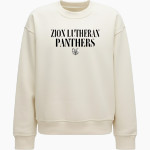 Zion Lutheran School Panthers lululemon Women's Steady State Oversized Crew Front Thumbnail