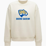 Divine Savior Academy Jaguars <span class="pdp-name-mascot">Divine Savior Academy Jaguars</span> lululemon Women's Steady State Oversized Crew Front Thumbnail