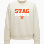KINGSLEY HIGH SCHOOL STAGS <span class="pdp-name-mascot">KINGSLEY AREA STAGS</span> lululemon Women's Steady State Oversized Crew Front Thumbnail