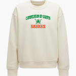 Communion of Saints School Sabres official sideline store lululemon Women's Steady State Oversized Crew Front Thumbnail