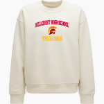 HILLCREST HIGH SCHOOL TROJANS <span class="pdp-name-mascot">Hillcrest High School TROJANS</span> lululemon Women's Steady State Oversized Crew Front Thumbnail