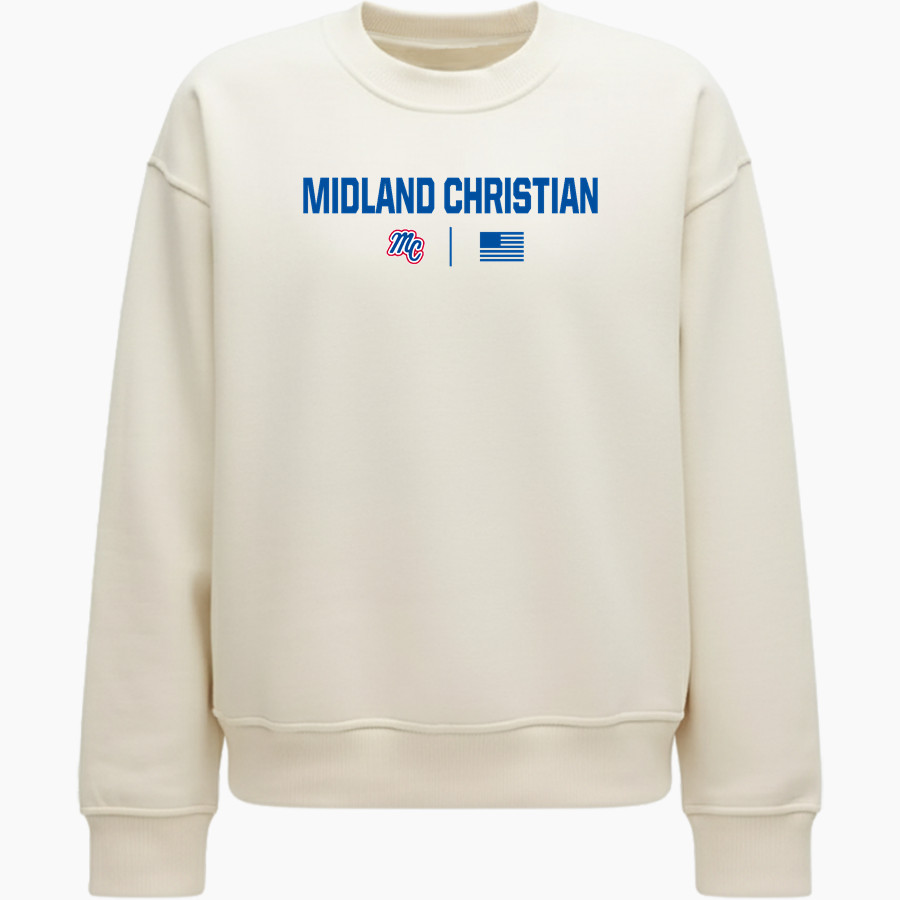 MIDLAND CHRISTIAN SCHOOL MUSTANGS <span class="pdp-name-mascot">MIDLAND MUSTANGS</span> lululemon Women's Steady State Oversized Crew