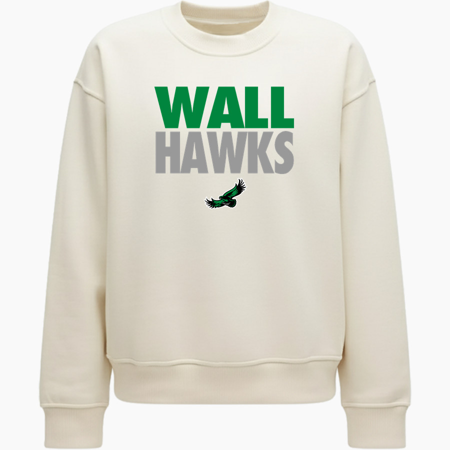 WALL HIGH SCHOOL HAWKS <span class="pdp-name-mascot">WALL HAWKS</span> lululemon Women's Steady State Oversized Crew