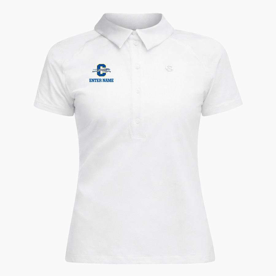 Carmel Greyhounds Greyhounds <span class="pdp-name-mascot">Carmel Greyhounds</span> lululemon Women's Quick Dry Short-Sleeve Polo