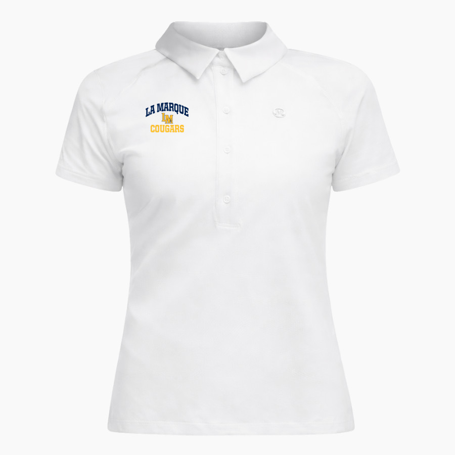 LA MARQUE HIGH SCHOOL COUGARS <span class="pdp-name-mascot">LA MARQUE COUGARS</span> lululemon Women's Quick Dry Short-Sleeve Polo
