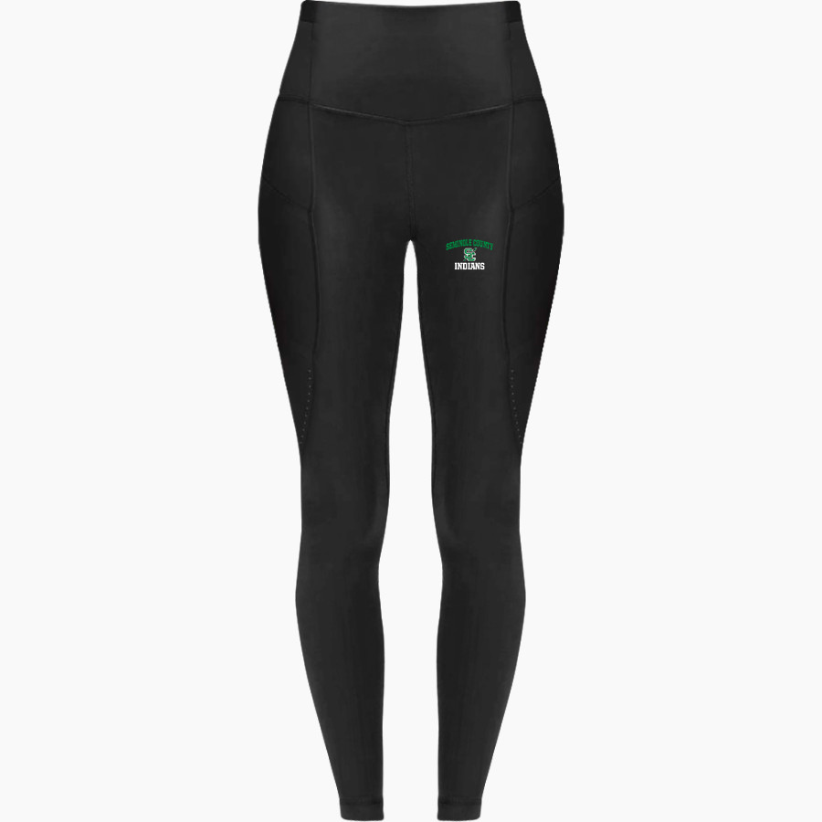 SEMINOLE COUNTY HIGH SCHOOL INDIANS lululemon Women's Fast and Free High-Rise Tight 25in
