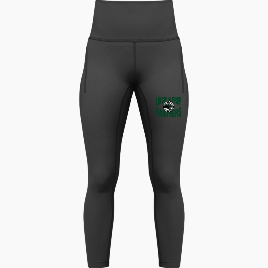 LINCOLN PREPARATORY HIGH SCHOOL PANTHERS lululemon Women's Wunder Train High-Rise Tight with Pocket 25in