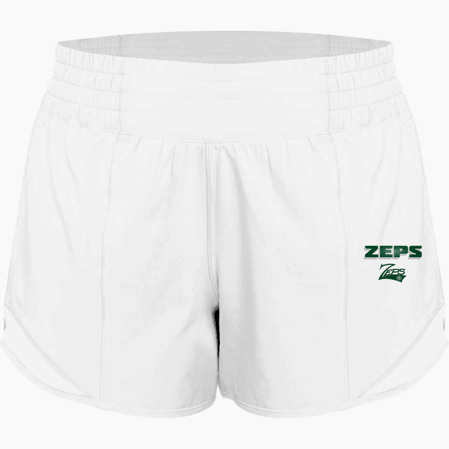 SHENANDOAH HIGH SCHOOL ZEPS lululemon Women's White 4in Hotty Hot Short II
