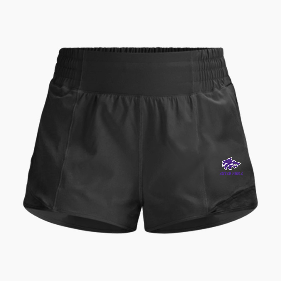 SHASTA HIGH SCHOOL WOLVES lululemon Women's Hotty Hot Hi-Rise Lined Short 2.5in