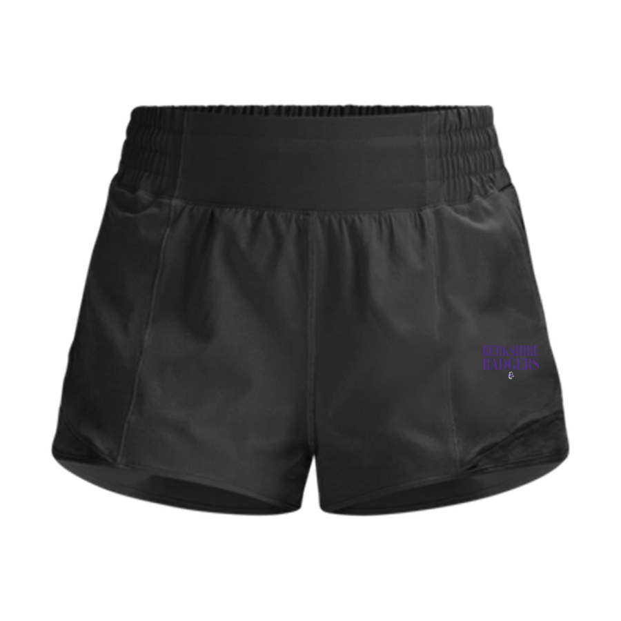 BERKSHIRE HIGH SCHOOL BADGERS <span class="pdp-name-mascot">BERKSHIRE BADGERS</span> lululemon Women's Hotty Hot Hi-Rise Lined Short 2.5in