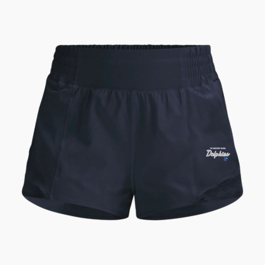 Discovery Dolphins <span class="pdp-name-mascot">Discovery School Dolphins</span> lululemon Women's Hotty Hot Hi-Rise Lined Short 2.5in