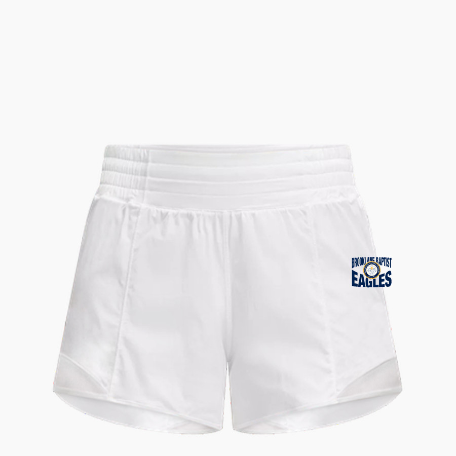 Brooklane Baptist Eagles lululemon Women's Hotty Hot High-Rise Short 4in Lined