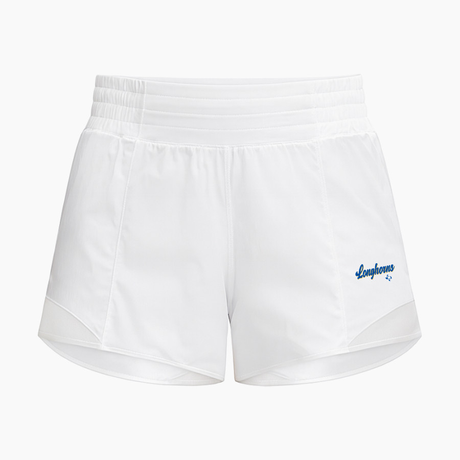 DIME BOX HIGH SCHOOL LONGHORNS <span class="pdp-name-mascot">DIME BOX LONGHORNS</span> lululemon Women's Hotty Hot High-Rise Short 4in Lined