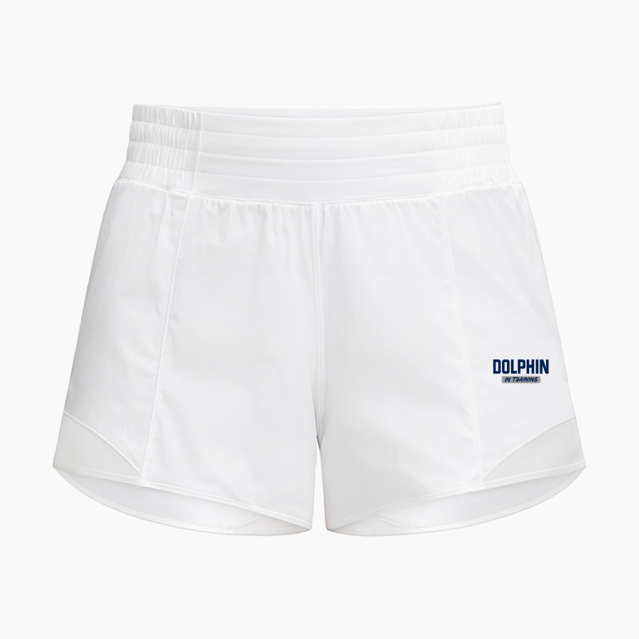 Discovery Dolphins <span class="pdp-name-mascot">Discovery School Dolphins</span> lululemon Women's Hotty Hot High-Rise Short 4in Lined