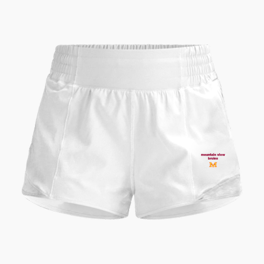 MOUNTAIN VIEW HIGH SCHOOL BRUINS lululemon Women's Hotty Hot Hi-Rise Lined Short 2.5in