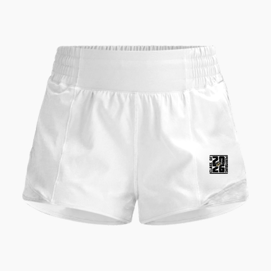 PERRYSBURG HIGH SCHOOL YELLOW JACKETS <span class="pdp-name-mascot">PERRYSBURG YELLOW JACKETS</span> lululemon Women's Hotty Hot Hi-Rise Lined Short 2.5in