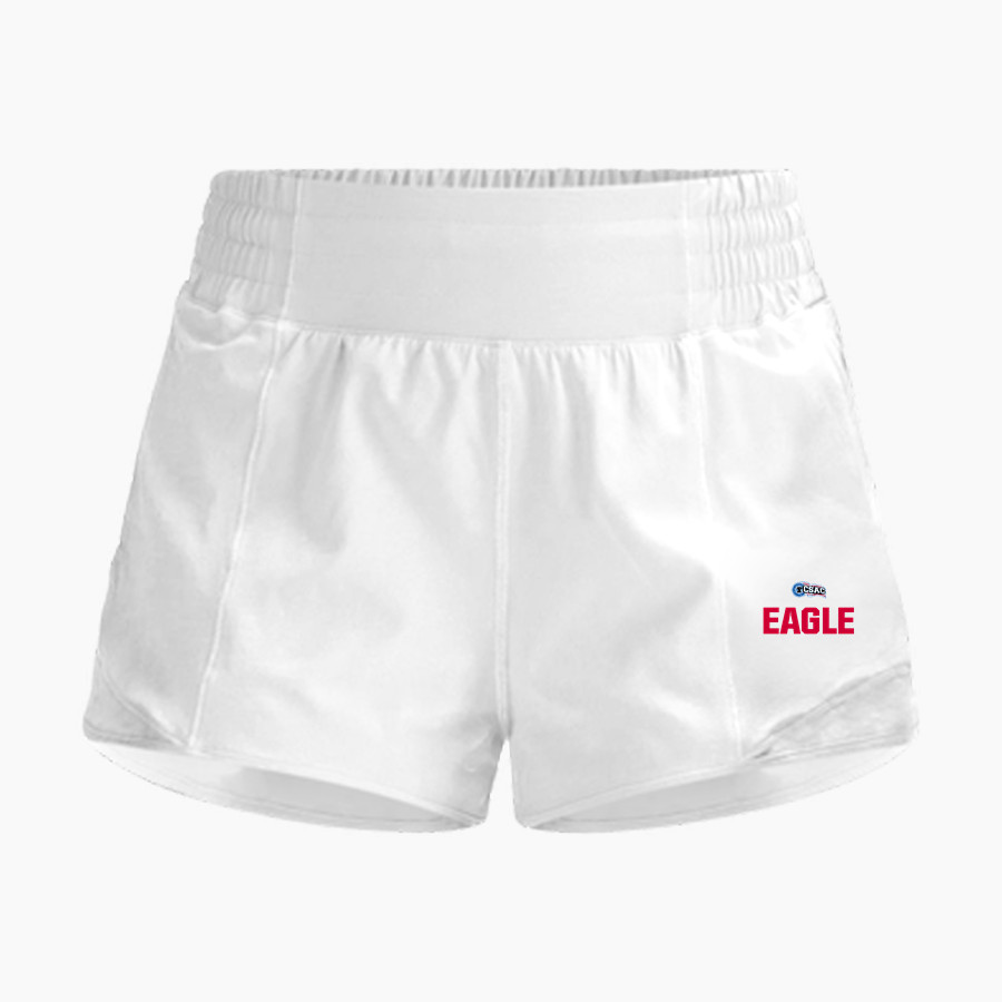 Colonial States Athletic Conference Eagle lululemon Women's Hotty Hot Hi-Rise Lined Short 2.5in