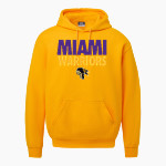 MIAMI HIGH SCHOOL WARRIORS MV Sport Men's Fundamental Fleece Hoodie Front Thumbnail