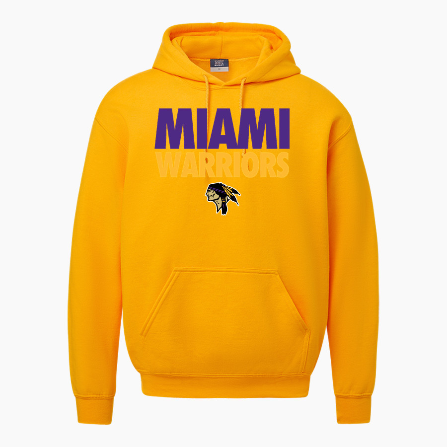 MIAMI HIGH SCHOOL WARRIORS MV Sport Men's Fundamental Fleece Hoodie