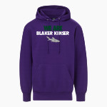 Blaker Kinser Sharks <span class="pdp-name-mascot">Blaker Kinser Sharks</span> MV Sport Men's Fundamental Fleece Hoodie Front Thumbnail
