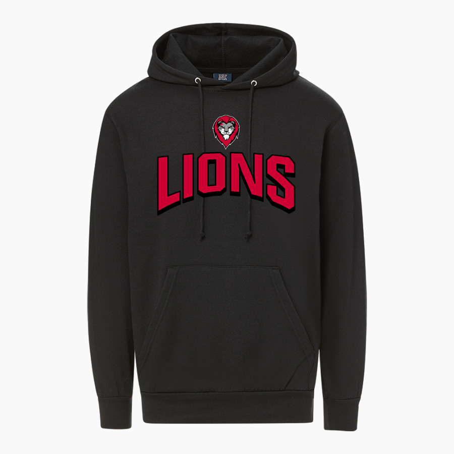 Bryn Athyn College The Official Store of the Lions <span class="pdp-name-mascot">Bryn Athyn College Lions</span> MV Sport Men's Fundamental Fleece Hoodie