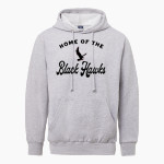 NORTH BUNCOMBE HIGH SCHOOL BLACK HAWKS MV Sport Men's Fundamental Fleece Hoodie Front Thumbnail