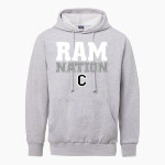 Cornell Rams <span class="pdp-name-mascot">Cornell Rams</span> MV Sport Men's Fundamental Fleece Hoodie Front Thumbnail