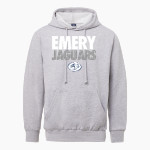 Emery Jaguars MV Sport Men's Fundamental Fleece Hoodie Front Thumbnail