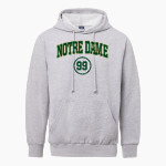 NOTRE DAME HIGH SCHOOL GREEN KNIGHTS MV Sport Men's Fundamental Fleece Hoodie Front Thumbnail