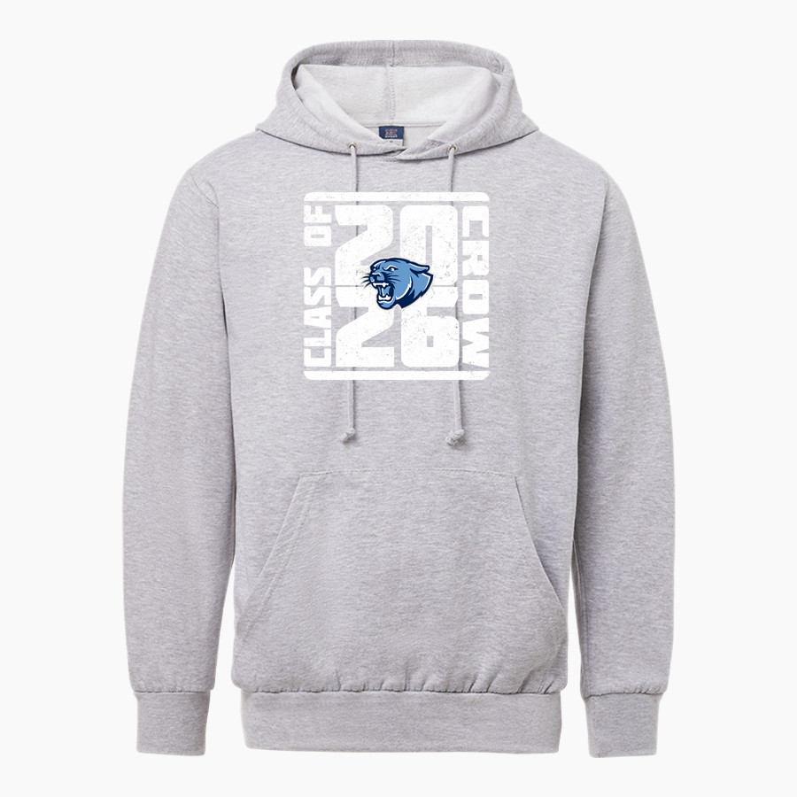 CROW HIGH SCHOOL Cougars Online Store <span class="pdp-name-mascot">CROW COUGARS</span> MV Sport Men's Fundamental Fleece Hoodie
