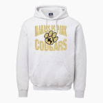 Manassas Park Cougars MV Sport Men's Fundamental Fleece Hoodie Front Thumbnail