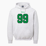 Mount Alvernia Academy Hawks MV Sport Men's Fundamental Fleece Hoodie Front Thumbnail