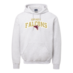 WM E GRADY VOC TECH SCHOOL FALCONS <span class="pdp-name-mascot">GRADY HIGH SCHOOL FALCONS</span> MV Sport Men's Fundamental Fleece Hoodie Front Thumbnail