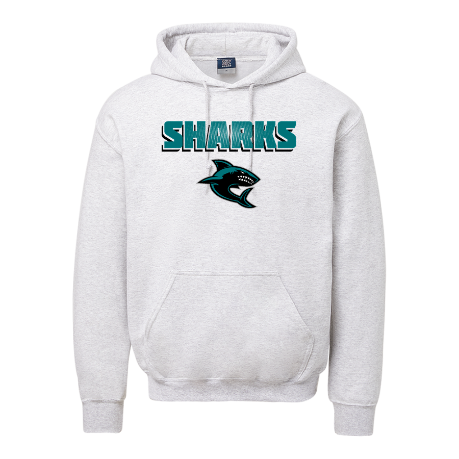 Liberty Sharks <span class="pdp-name-mascot">Liberty High School Sharks</span> MV Sport Men's Fundamental Fleece Hoodie