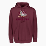KING'S FORK HIGH SCHOOL BULLDOGS <span class="pdp-name-mascot">KINGS FORK BULLDOGS</span> MV Sport Men's Fundamental Fleece Hoodie Front Thumbnail