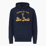 Victor Blue Devils MV Sport Men's Fundamental Fleece Hoodie Front Thumbnail