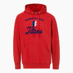 Tesoro Titans MV Sport Men's Fundamental Fleece Hoodie Front Thumbnail