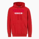 Hoboken Redwings MV Sport Men's Fundamental Fleece Hoodie Front Thumbnail