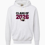 Lock Haven Bald Eagles MV Sport Men's Vintage Fleece Hoodie Front Thumbnail