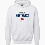 NORTHWEST HIGH SCHOOL HUSKIES <span class="pdp-name-mascot">NORTHWEST HUSKIES</span> MV Sport Men's Vintage Fleece Hoodie Front Thumbnail