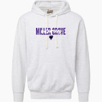 MILLER GROVE HIGH SCHOOL WOLVERINES <span class="pdp-name-mascot">MILLER GROVE WOLVERINES</span> MV Sport Men's Vintage Fleece Hoodie Front Thumbnail