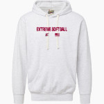 EXTREME SOFTBALL EXTREME SOFTBALL MV Sport Men's Vintage Fleece Hoodie Front Thumbnail