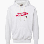 Otterbein University Cardinals MV Sport Men's Vintage Fleece Hoodie Front Thumbnail